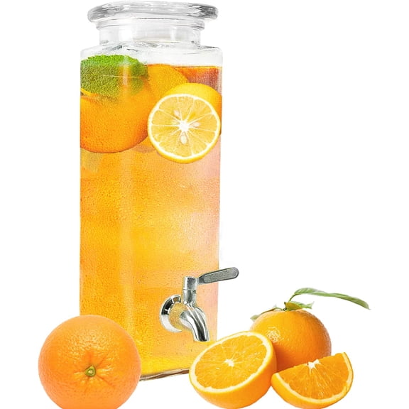 Palais Essentials Glass 80 oz Elegant Beverage Dispenser