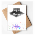 thumbnail image 1 of Palais Princier de Monaco Ink City Welcome Back Greeting Cards Envelopes Blank, 1 of 4