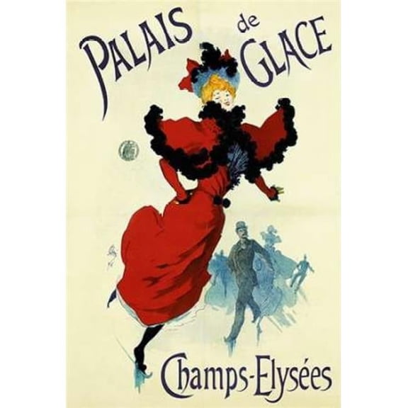 Palais de Glace Poster Print by Jules Cheret