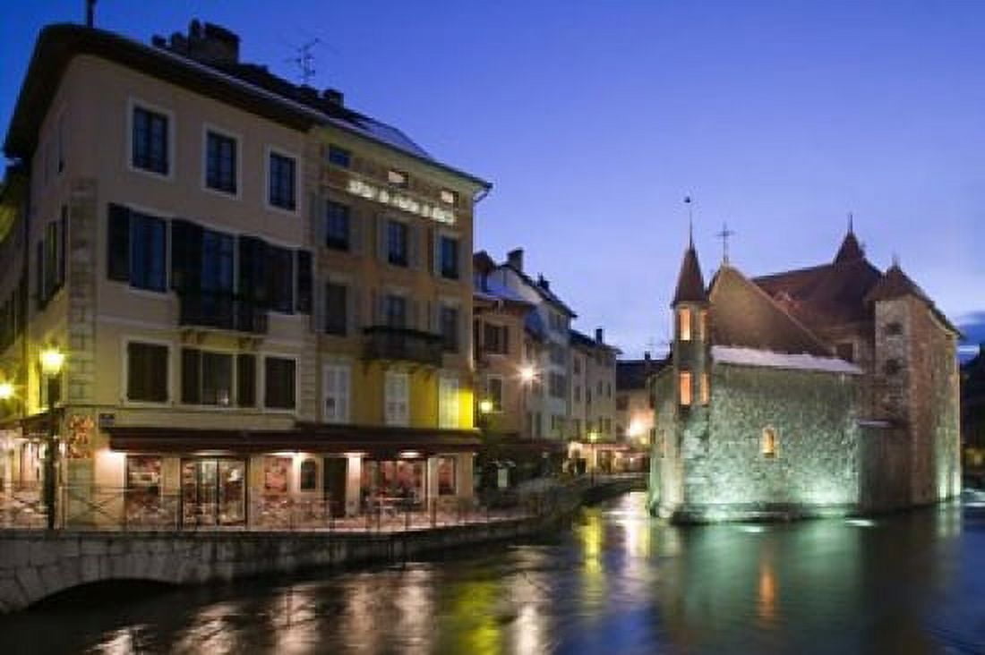 Palais de lIsle Annecy Historical Museum Canvas Art - Walter Bibikow DanitaDelimont (26 x 18)
