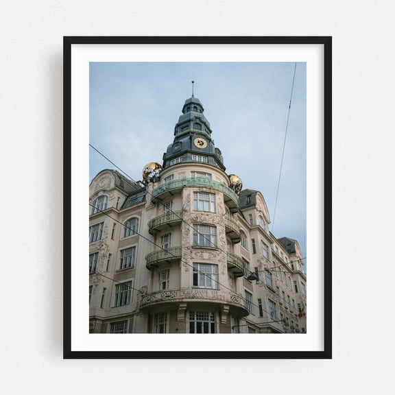 Palais des Beaux Arts, Vienna - Vienna Vienna Austria Photography Black Framed Wall Art Print 16 x 20 inches