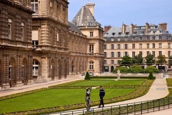 Palais du Luxembourg Paris France Canvas Art - Brian Jannsen DanitaDelimont (36 x 24)