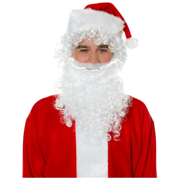 Palamon Santa Claus Classic Wig And Beard Set Costume Accessory