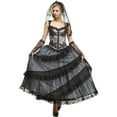 thumbnail image 1 of Womens Mourning Bride Black Dress Costume X-Small 2-4, 1 of 2