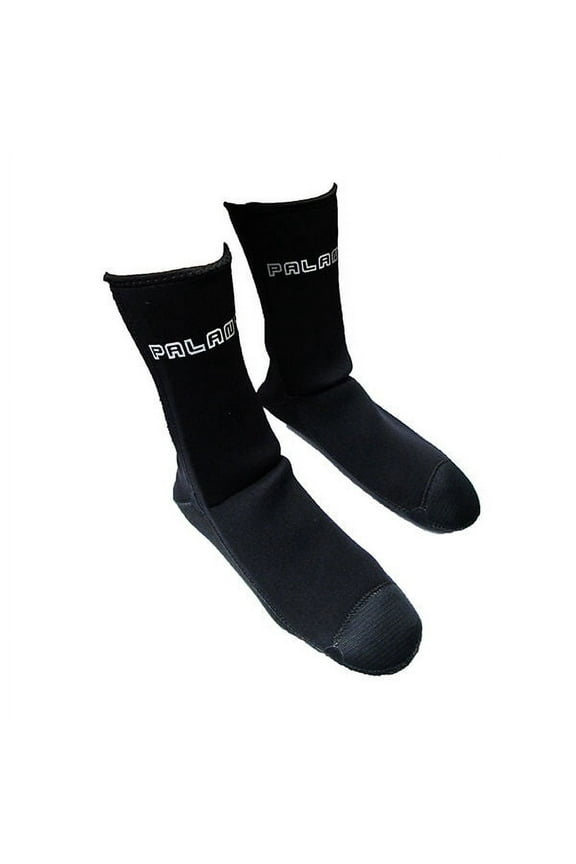 Black 3mm Neoprene Socks with Extra Warmth Titanium Coating, XX-Large