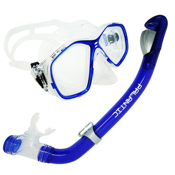 Palantic Blue Jr. Snorkeling Prescription Dive Mask & Dry Snorkel Combo (-2.0)