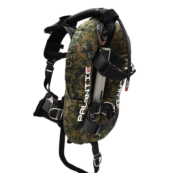 Palantic Donut Wing Single Tank Harness System 30lbs, Green Camo