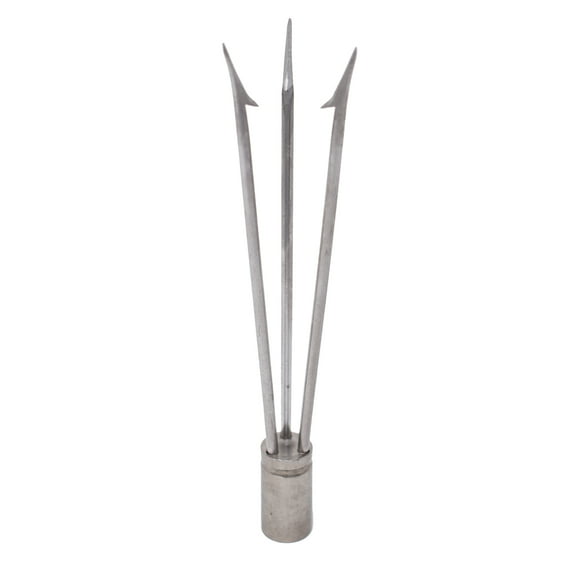Palantic Lionfish 6" Pole Spear Tip 3 Prong Paralyzer w/ Barbs, 8mm