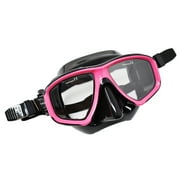 Palantic M36 Black/Hot Pink RX Nearsighted Lenses Dive/Snorkeling Mask, -4.0