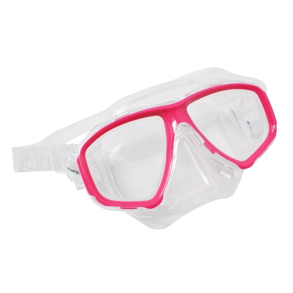 Palantic M36 Clear/Hot Pink RX Nearsighted Lenses Dive/Snorkeling Mask, -1.0