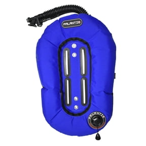 Palantic Neptune Pro Diving Donut Wing Single Tank 30lbs, Blue w/ Black Accent