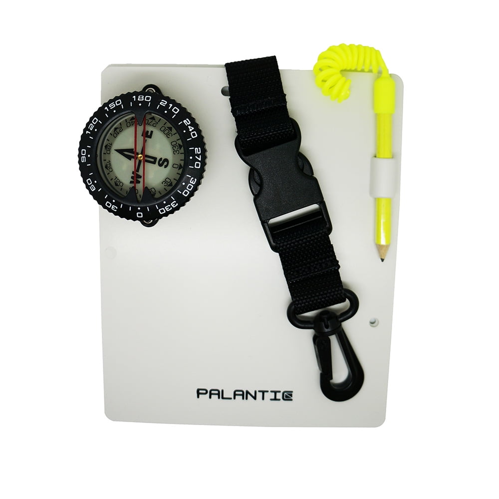 Palantic Scuba Dive Writing Slate with 2" Compass & Pencil