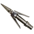 thumbnail image 2 of Scuba Choice 6.25mm Twin Barb Double Wing Spearfishing Pole Spear Tip With Keeper - 6mm Shank 2 of 3