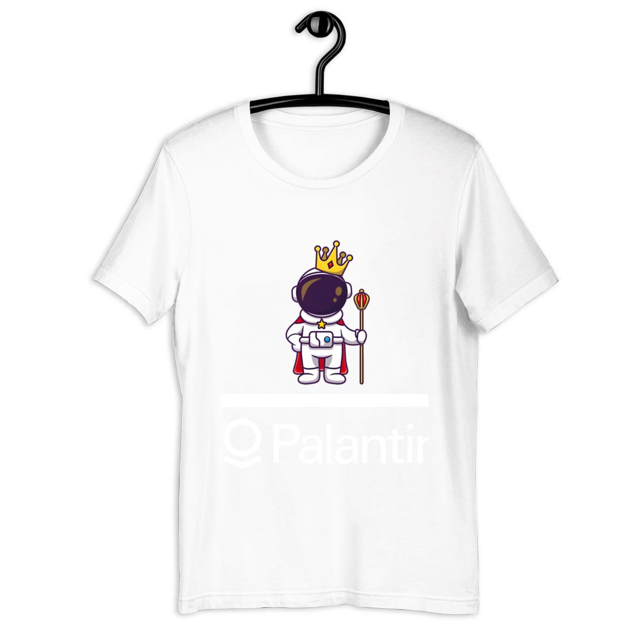 T-shirt Gildan Palantir Logo – Maglietta Uomo Cotone, Regolare, Made In USA