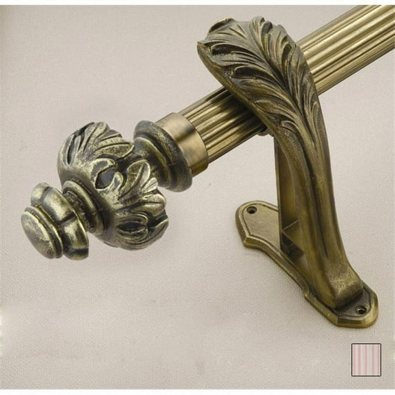 Palas 1072 Curtain Rod Set - 1.75 in. - 48 in.