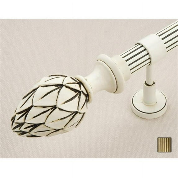Palas 1083 Curtain Rod Set - 1.75 in. - Antique Bronze - 126 in.