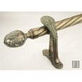 thumbnail image 1 of Palas 1094 Curtain Rod Set - 1.75 in. - Black Silver - 78 in., 1 of 1