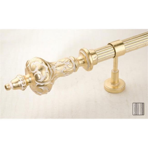 Palas 1101 Curtain Rod Set - 1.25 in. - 94 in.