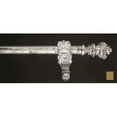 thumbnail image 1 of Palas 1184 Curtain Rod Set - 1.25 in. - Driftwood - 126 in., 1 of 1