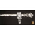 thumbnail image 1 of Palas 1184 Curtain Rod Set - 1.75 in. - Driftwood - 48 in., 1 of 1