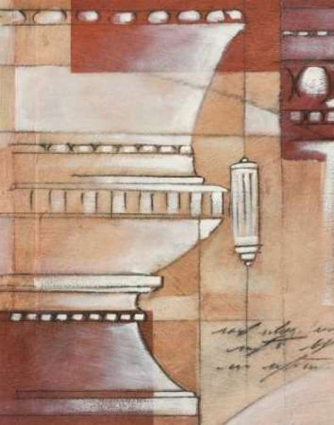 Palatine Drawings I Canvas Art - Sarah E Chilton (24 x 30)