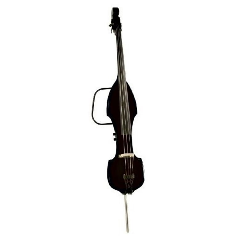 Palatino VE500 3 4 Electric Upright Bass Black Walmart