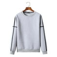 thumbnail image 1 of Palato Mens T Shirts,Men Casual Solid Basic Pullover Round Neck Sweater Top With Webbing Design, 1 of 4