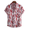 thumbnail image 1 of Palato Mens T Shirts,Men Hawaiian Short Sleeve Beach Shirt Printed Summer Casual Button Down Shirts, 1 of 9