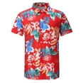 thumbnail image 1 of Palato Mens T Shirts,Men Hawaiian Short Sleeve Beach Shirt Printed Summer Casual Button Down Shirts, 1 of 5