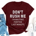thumbnail image 1 of Palato Women's Plus Size Tops,Women's Summer Fashion Loose Round Neck Letter Print Short Sleeve Top T-Shirt, 1 of 6