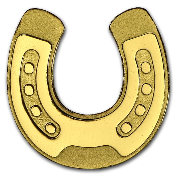 Palau 1/2 gram Gold $1 Golden Horseshoe
