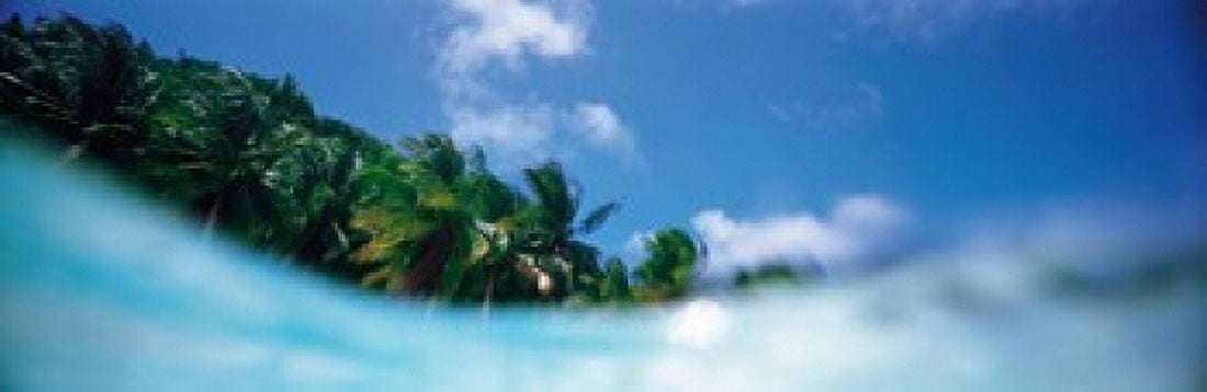 Palau Island Canvas Art - Panoramic Images (18 x 6)