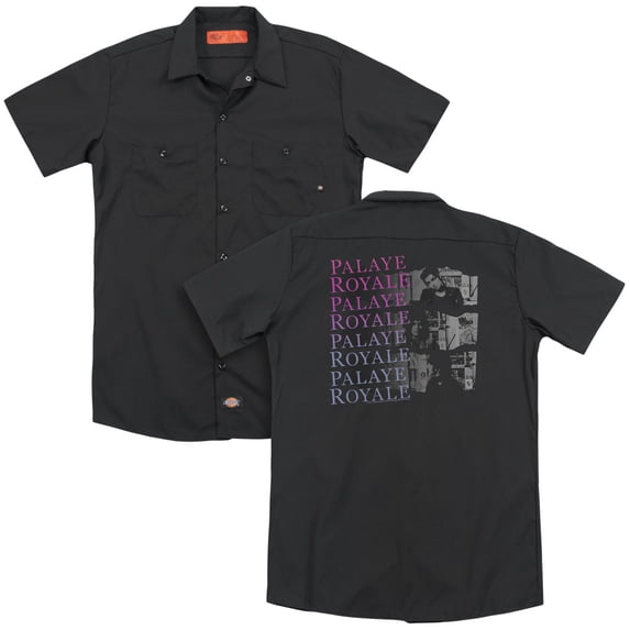 Palaye Royale Torn (Back Print) Adult Work Shirt Black