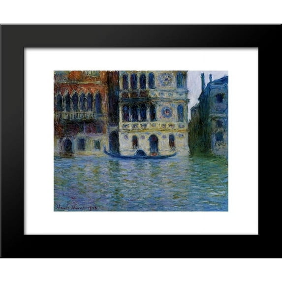 Palazzo Dario 20x24 Framed Art Print by Monet, Claude