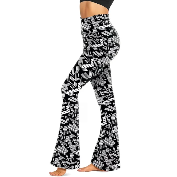 Palazzo Flare Legging for Women - High Waisted Wide Leg Yoga Pants, Soft Lounge Pants for Summer Vacation
