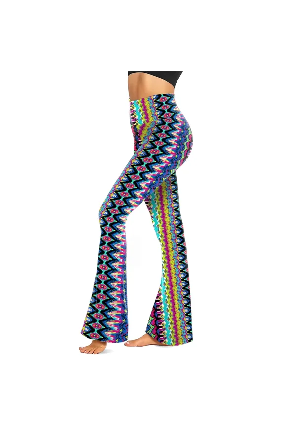 Palazzo Flare Legging for Women - High Waisted Wide Leg Yoga Pants, Soft Lounge Pants for Summer Vacation