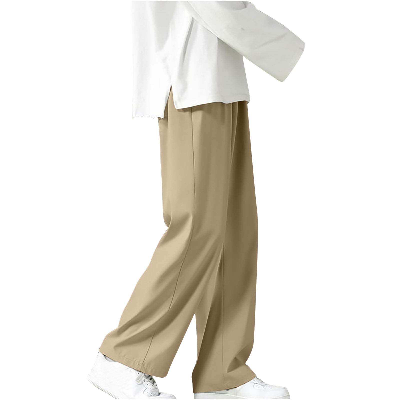 Palazzo Pant for Men Casual Straight Leg Trouser Solid Color Palazzo Pant for Men Casual Straight Leg Trouser Solid Color