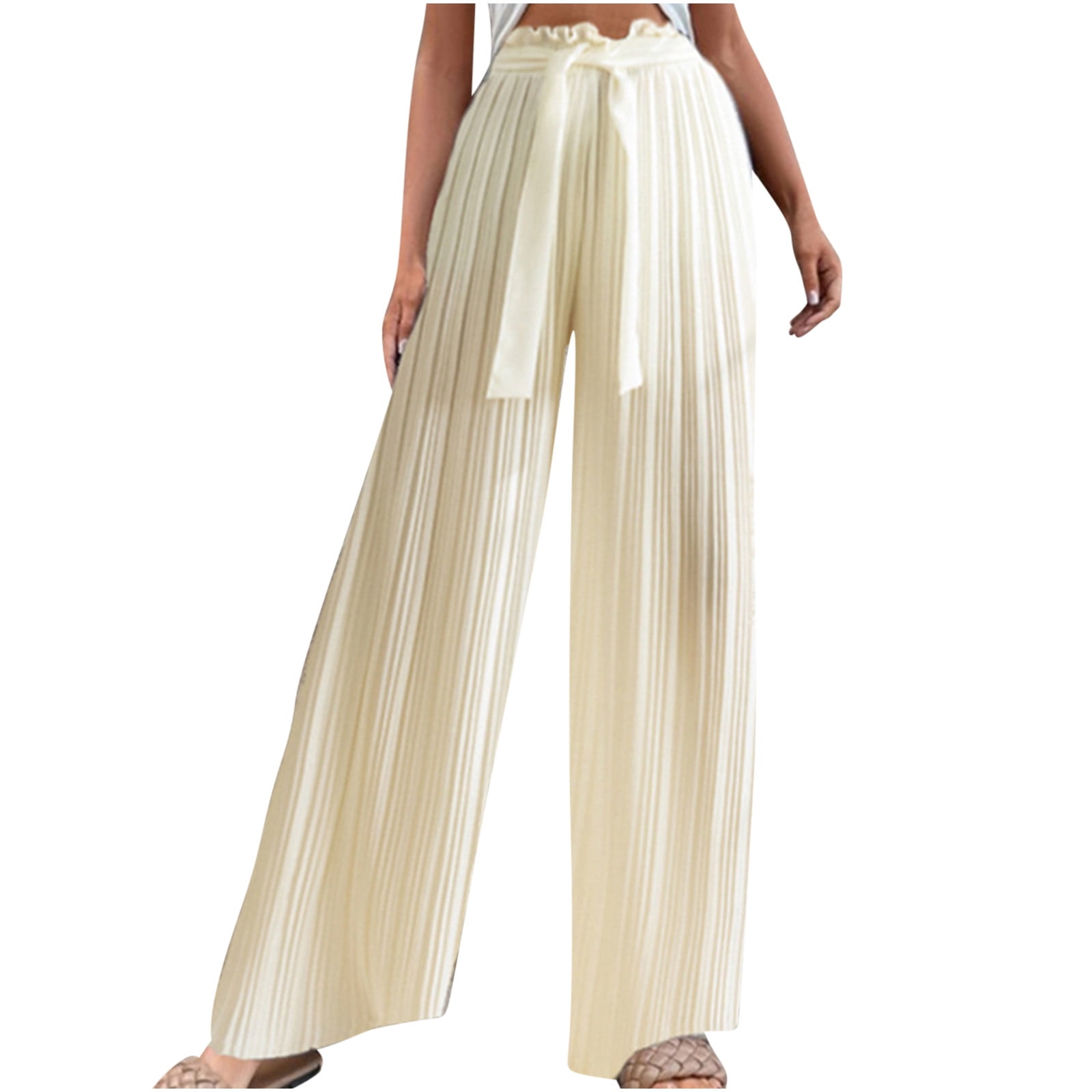 Pleated palazzo trousers new arrivals