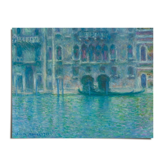Palazzo da Mula c. 1908 - Claude Monet - 8.5x11 - Wall Art Print - UNFRAMED