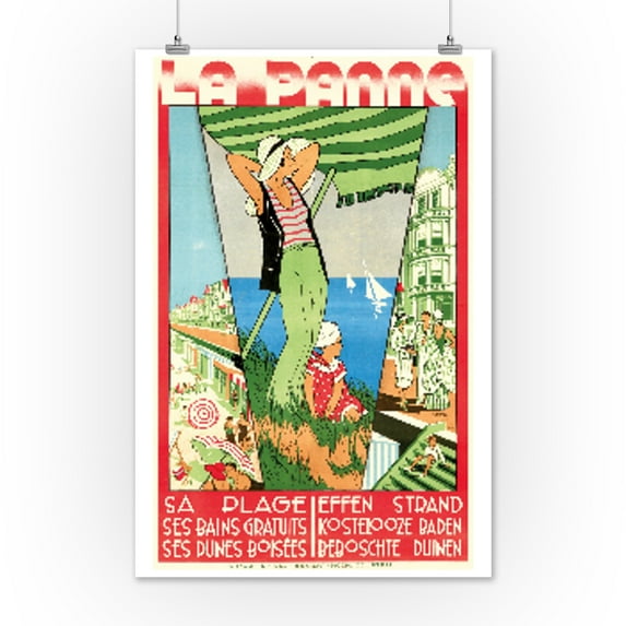 Palazzo della Moda Vintage Poster (artist: Omegna) Italy c. 1913 (12x18 Art Print, Wall Decor Travel Poster)