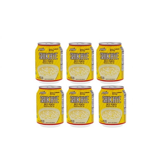 Paldo Fun Vilac Shikhye Sweet Rice Punch Drink, Pack of 6 Cans (8.05 fl oz x 6 Cans(