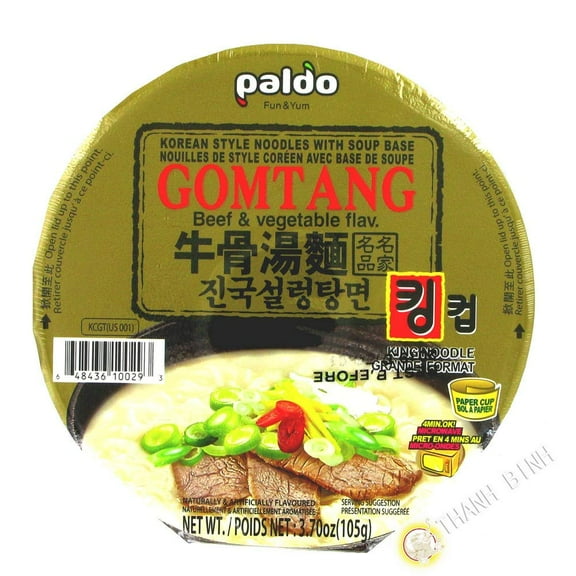 Paldo King Cup Gomtang 3.88 oz (Pack Of 12)