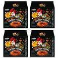thumbnail image 1 of Paldo Volcano Extremely Hot & Spicy Stir Fried Chicken Instant Noodles, Pack of 16, Soupless Original Korean Ramyun, Spicy Ramen Challenge, Chicken Bokkeummyun, 140g x 16 Packs, 1 of 8