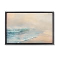 thumbnail image 1 of Stupell Industries Pale Beach Fading Neutrals Black Framed Floater Canvas Wall Art, design by Creative Studio, 17 x 25, 1 of 9