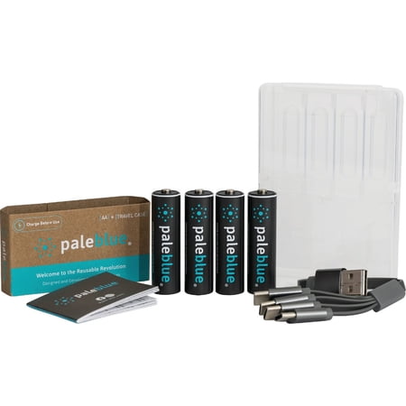Pale Blue Paleblue AA Rechargeable Battery - Pack of 6