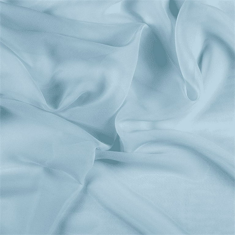 Light Blue Chiffon Silk 1013 – Fabrics4Fashion