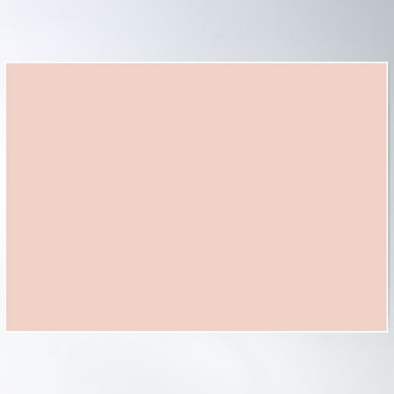 Pale Dogwood | Color Trends | Spring Summer 2017 | Solid Colors | Fashion Colors | Poster Wall Art, Modern Wall Decor For Living Room Bedroom, 8x12 UNFRAMED