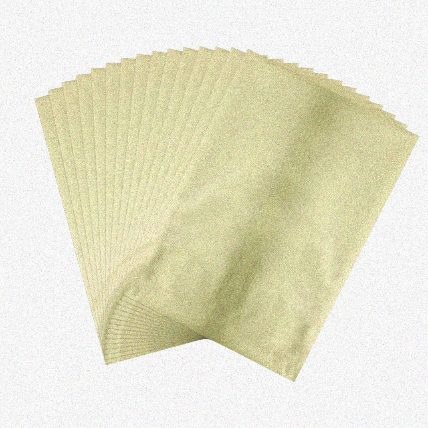 Pale Gold Hot Foil Stamp Paper, 20x29cm, 50 Sheets Toner Reactive for