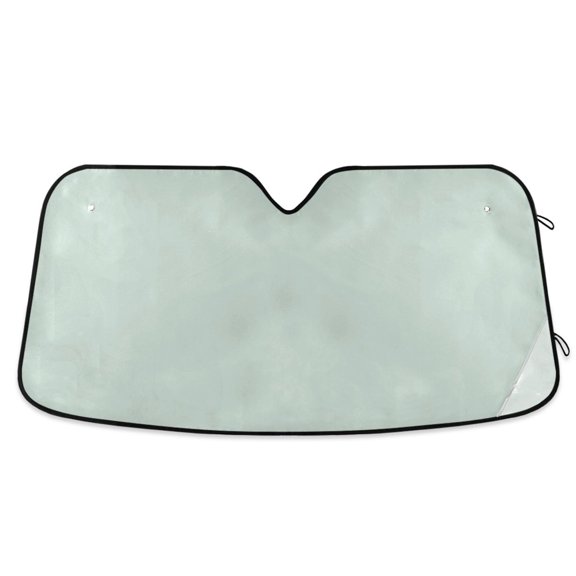 Pale Green Car Windshield Sun Shade Foldable Car Front Window Visor Heat and UV Protection 55x27.6