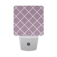 thumbnail image 1 of Pale Mauve Block Night Light 2 Pack LED Nightlight Plug into Wall Dusk to Dawn Sensor Soft White, 1 of 7